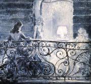 Louis Lcart Balcony painting